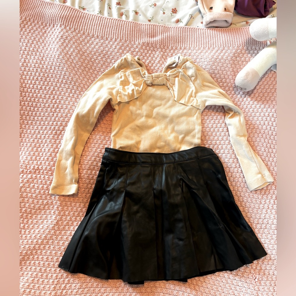 Zara Leather Skirt
